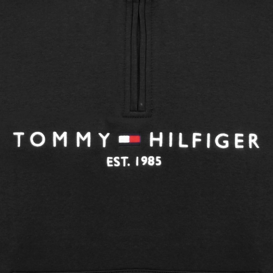 Tommy hilfiger black sweatshirt cheap